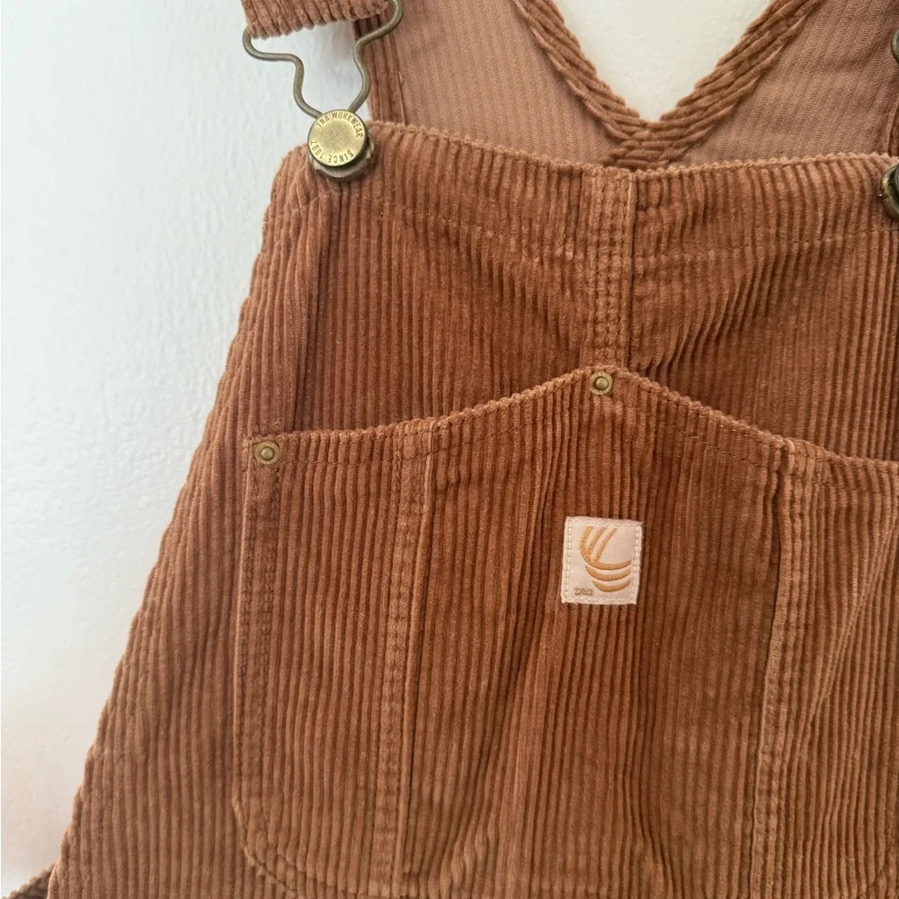 TNA Tan Corduroy Overalls - Picture 5 of 10